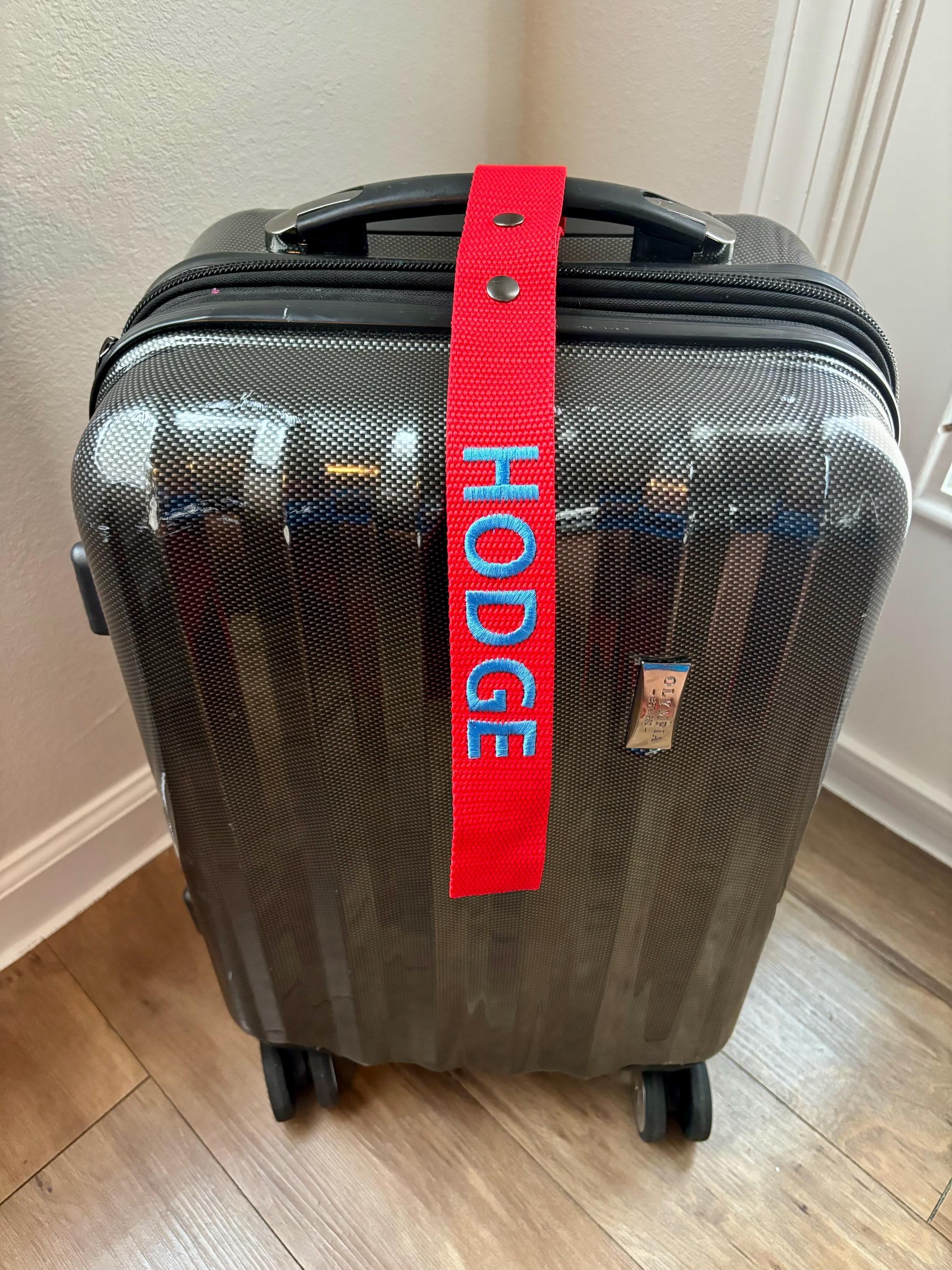 Personalized Embroidered Luggage Tag