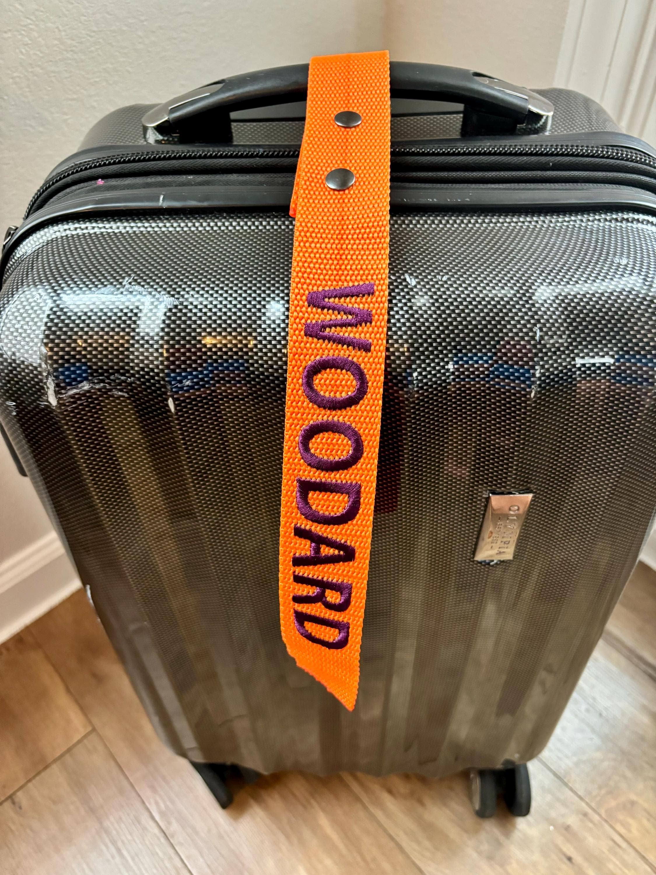 Personalized Embroidered Luggage Tag