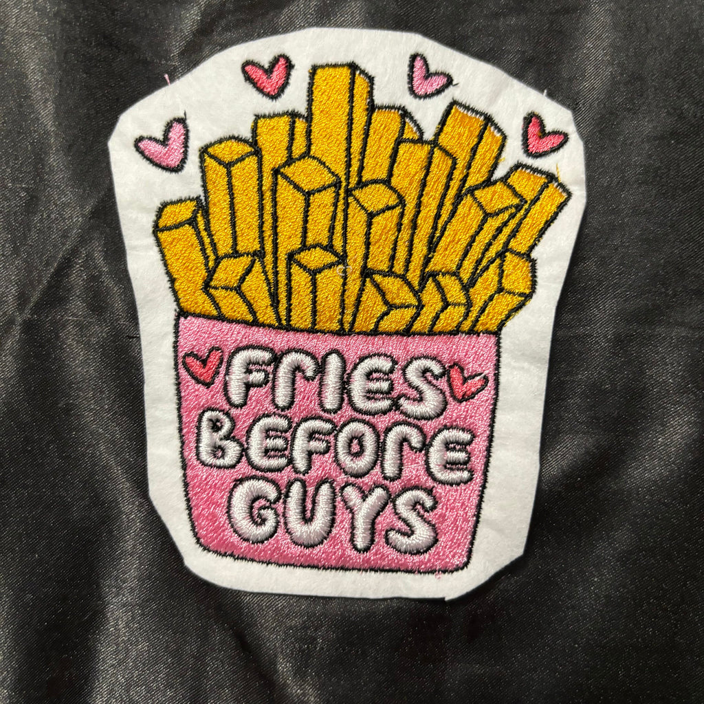 Embroidered Fries Before Guys Sweatshirt