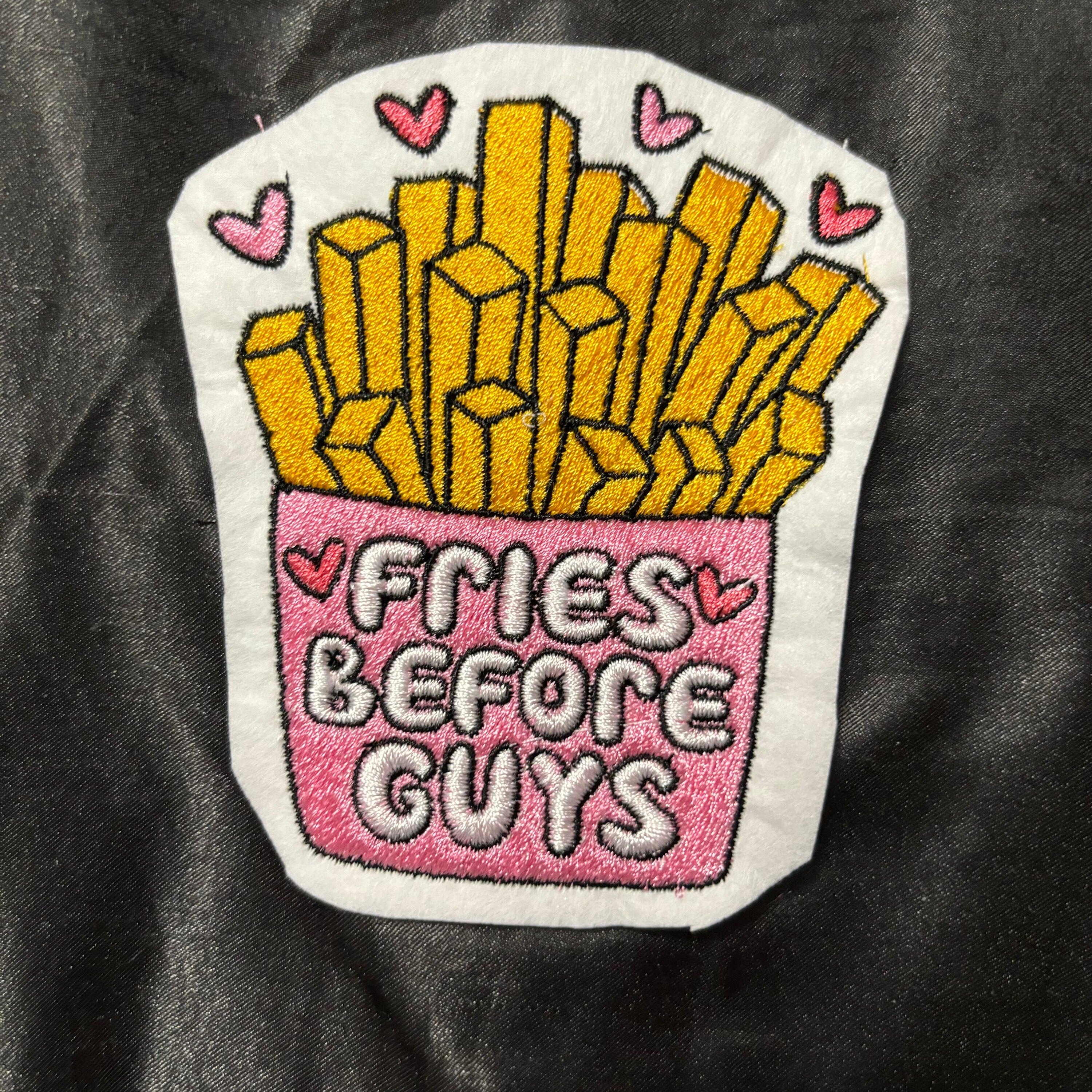 Embroidered Fries Before Guys Sweatshirt