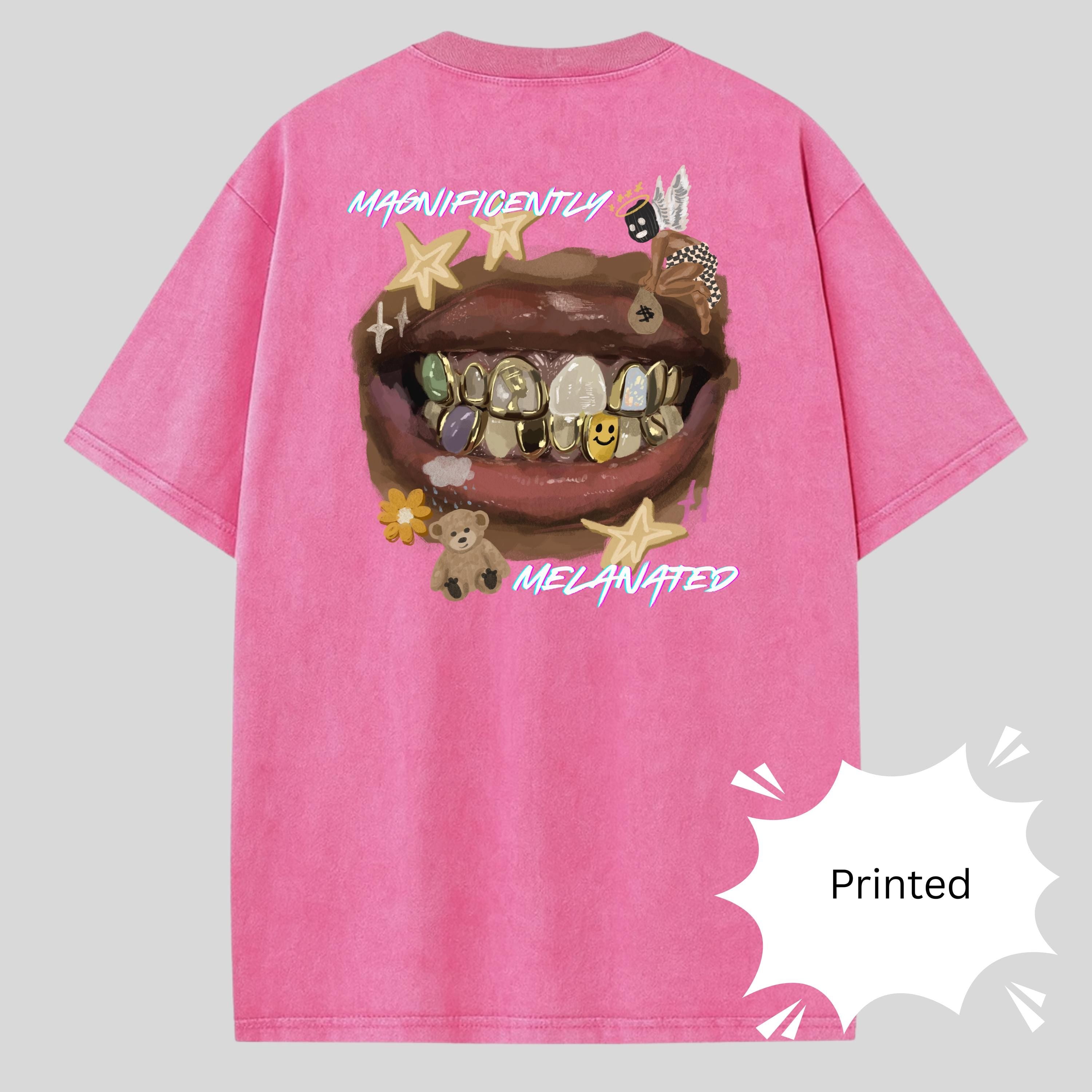 Magnificently Melanated Acid Wash T-Shirt