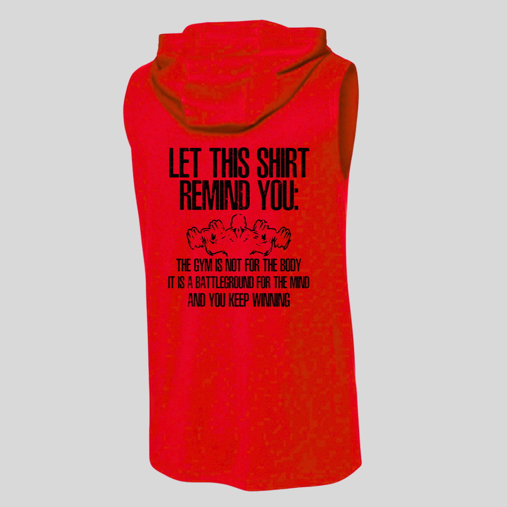 Broadnax Fitness Motivational Sleeveless Workout Hoodie