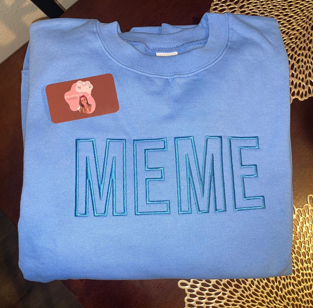 Custom Embroidered Crewneck Sweatshirt