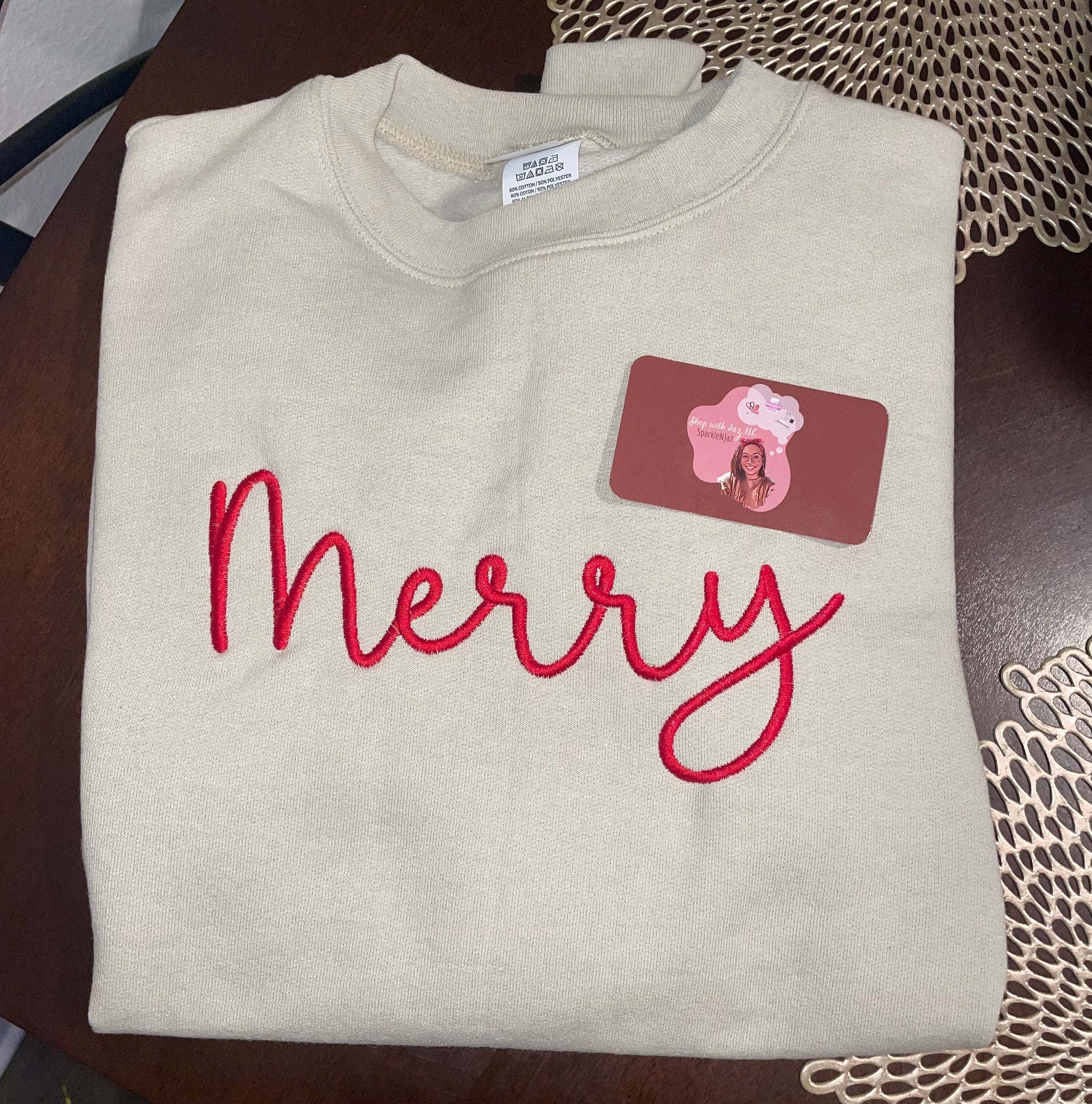 Custom Embroidered Crewneck Sweatshirt