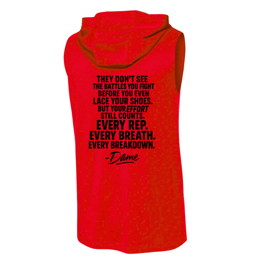Broadnax Fitness Motivational Sleeveless Workout Hoodie