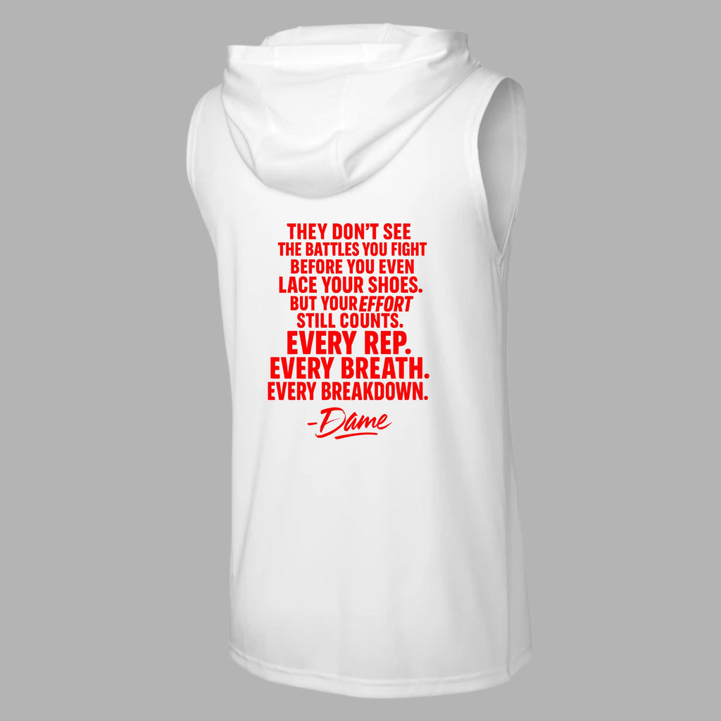 Broadnax Fitness Motivational Sleeveless Workout Hoodie