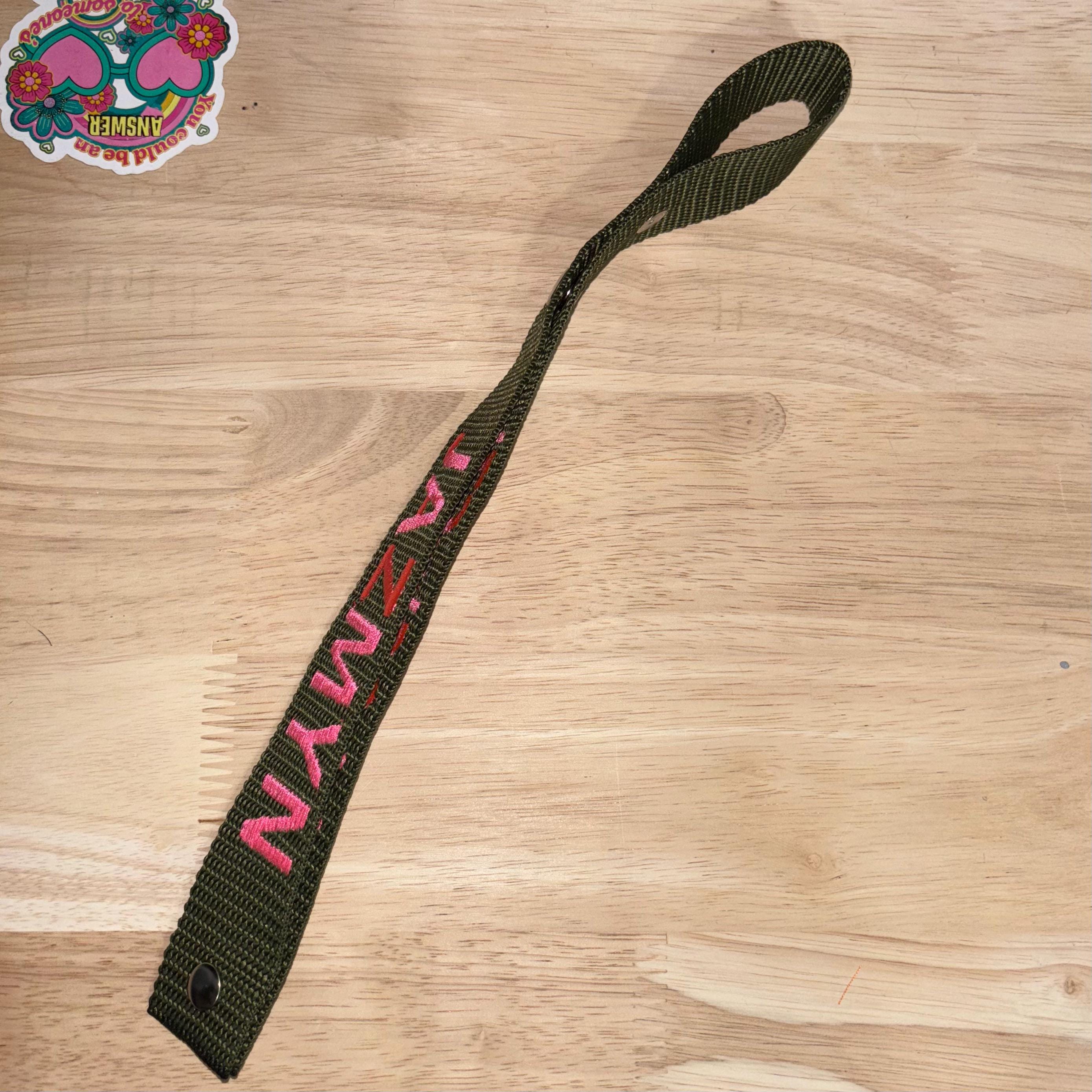 Personalized Custom Embroidered Luggage Tag: Double Sided