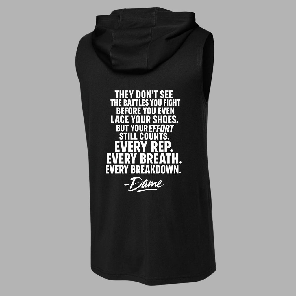 Broadnax Fitness Motivational Sleeveless Workout Hoodie