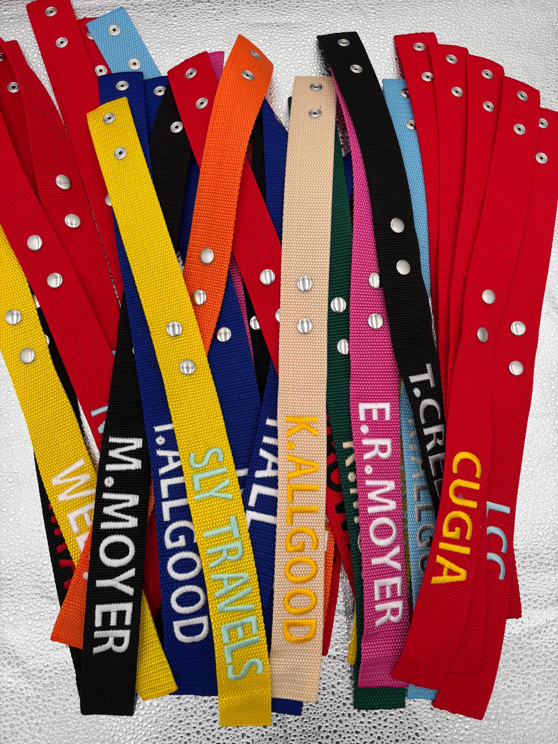 Personalized Embroidered Luggage Tag