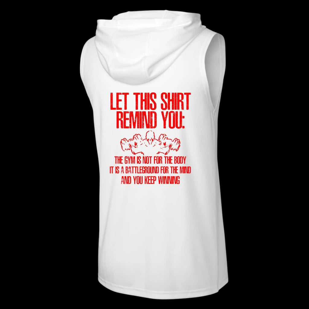 Broadnax Fitness Motivational Sleeveless Workout Hoodie