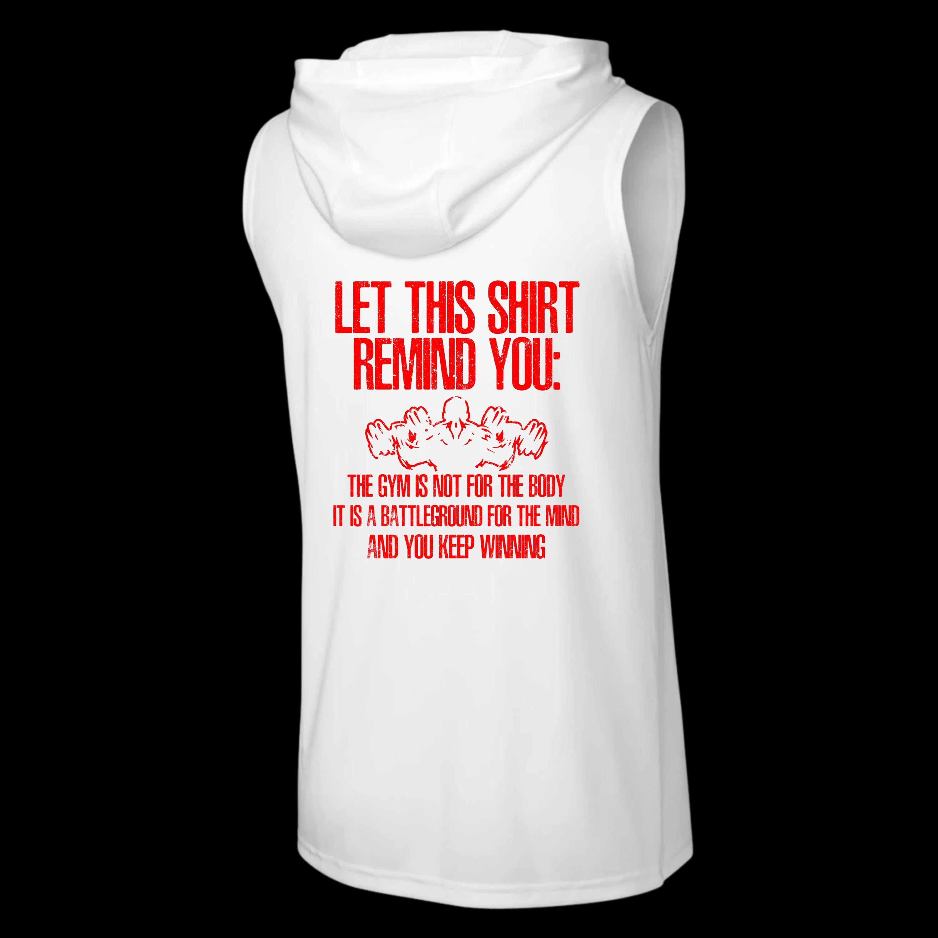 Broadnax Fitness Motivational Sleeveless Workout Hoodie