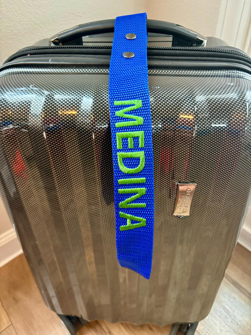 Personalized Embroidered Luggage Tag