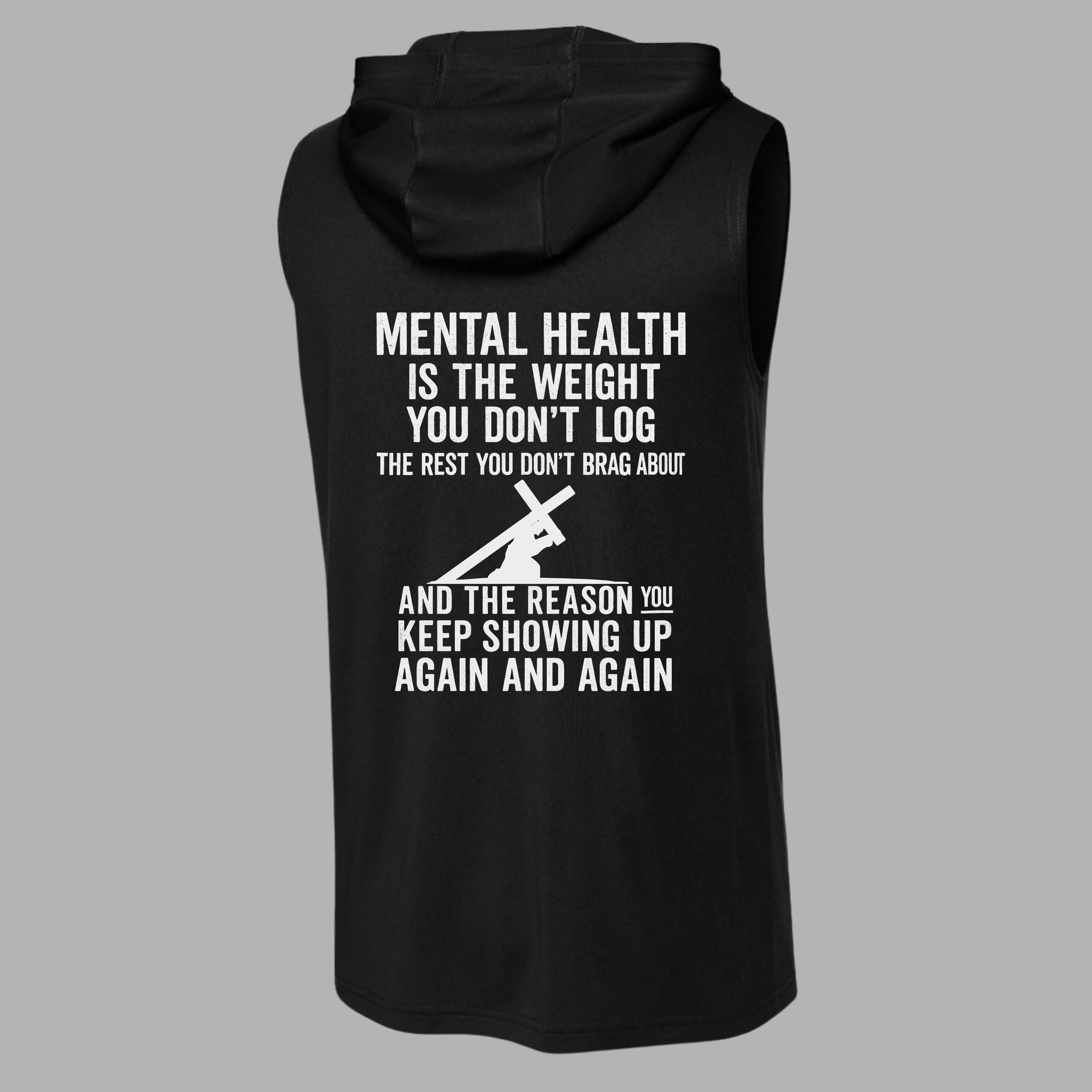 Broadnax Fitness Motivational Sleeveless Workout Hoodie