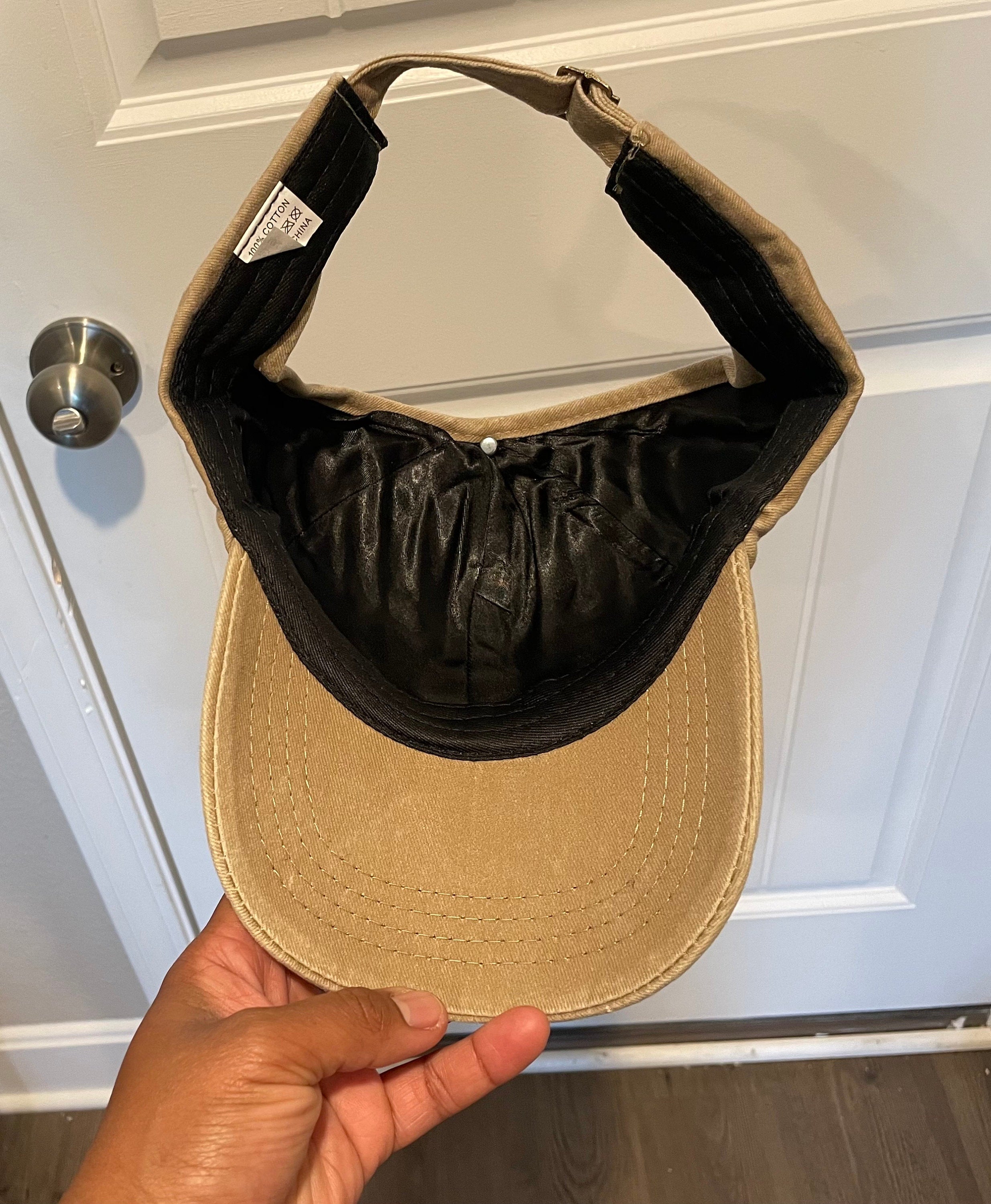 Satin Lined Baseball Cap