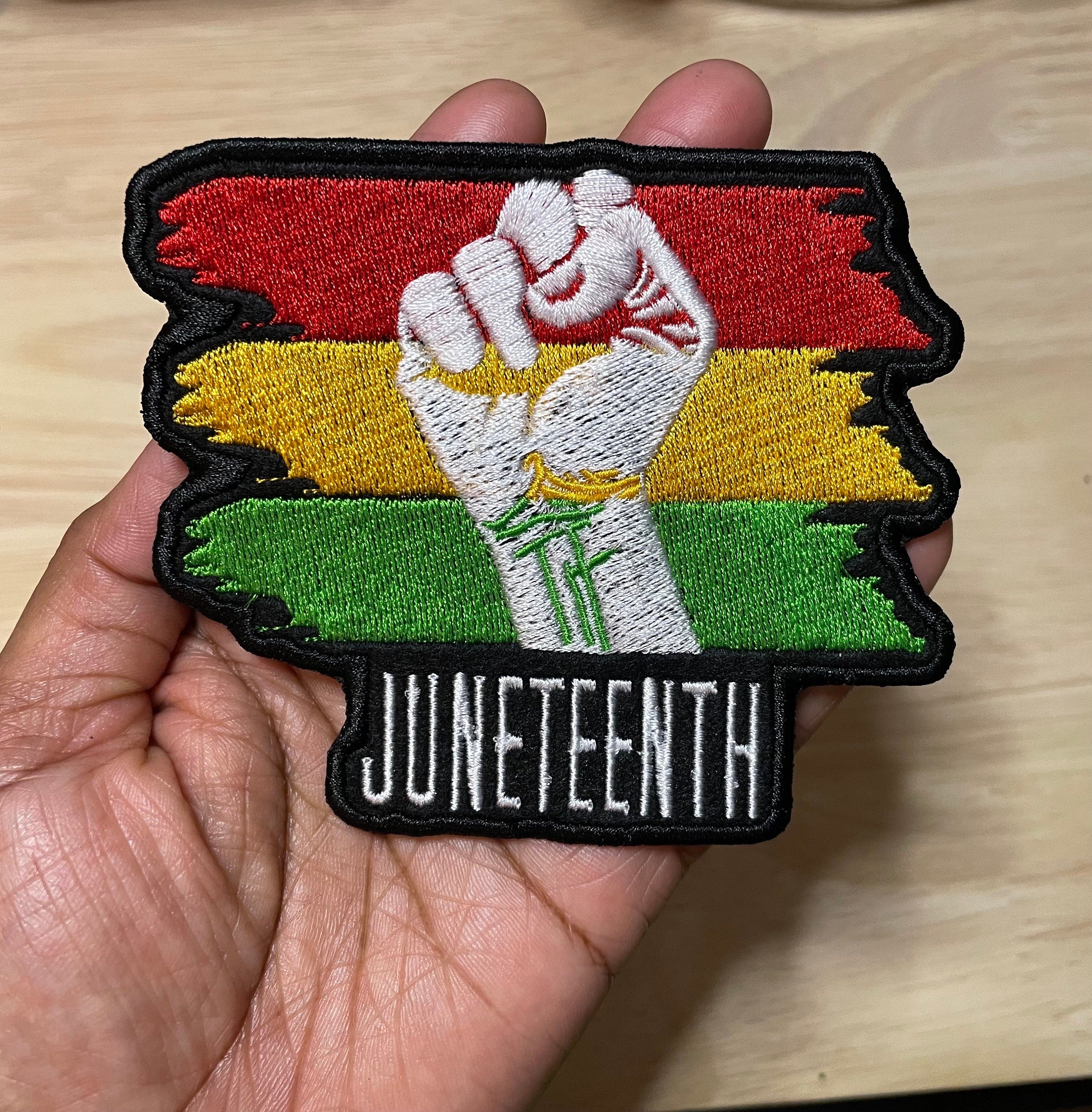 Afro Inspired Iron-on Patches: Juneteenth Patch