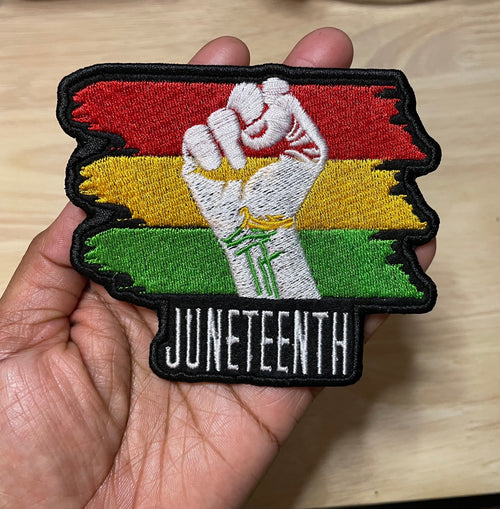 Afro Inspired Iron-on Patches: Juneteenth Patch