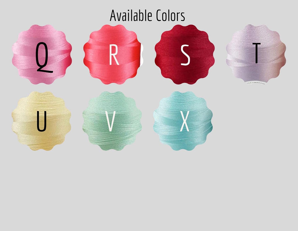 Personalized Custom Embroidered Luggage Tag: Double Sided