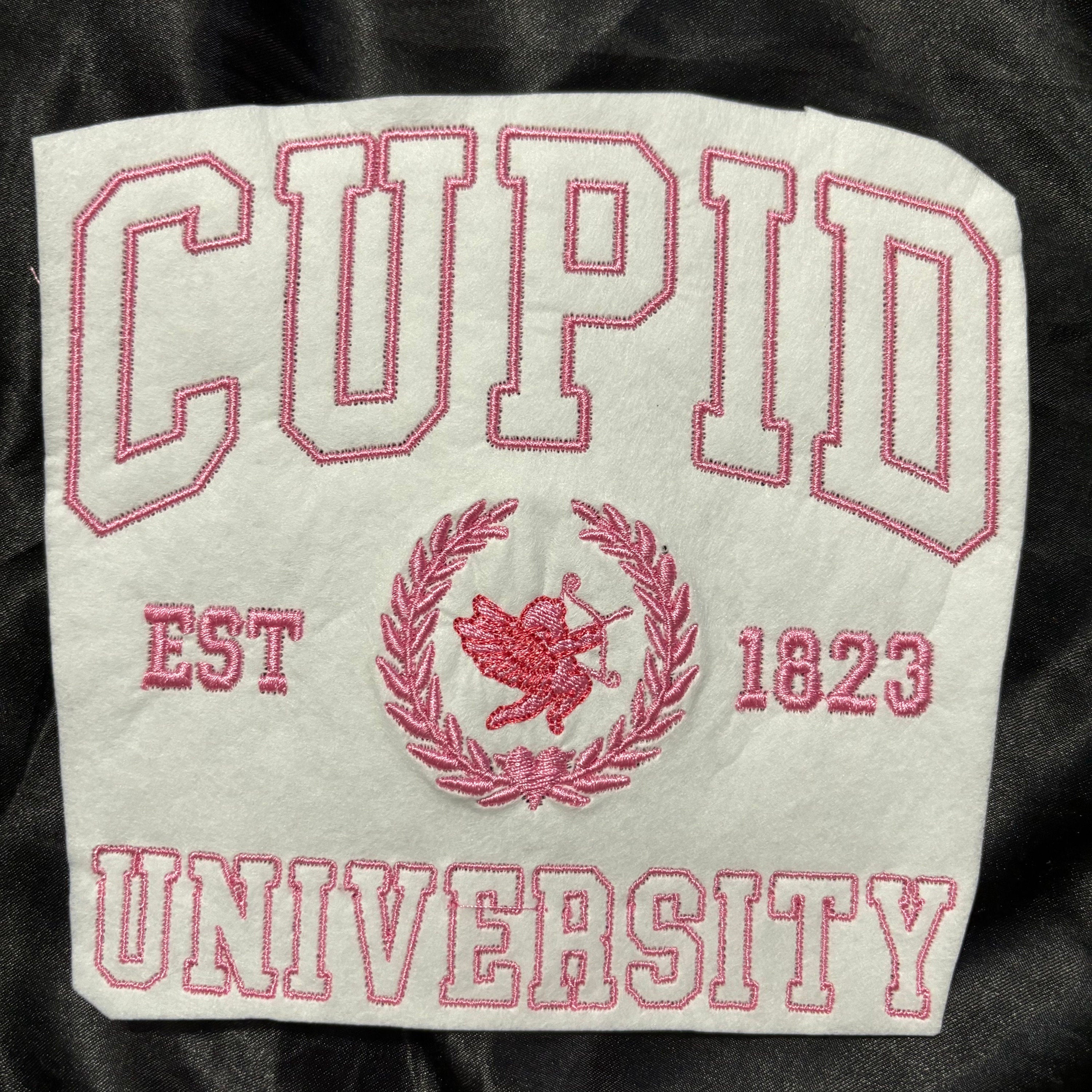 Embroidered Cupid University Sweatshirt